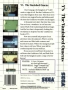 Sega  Master System  -  Ys The Vanished Omens (Back)
